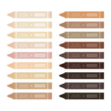 We are Colorful Skin Tone Crayon Set