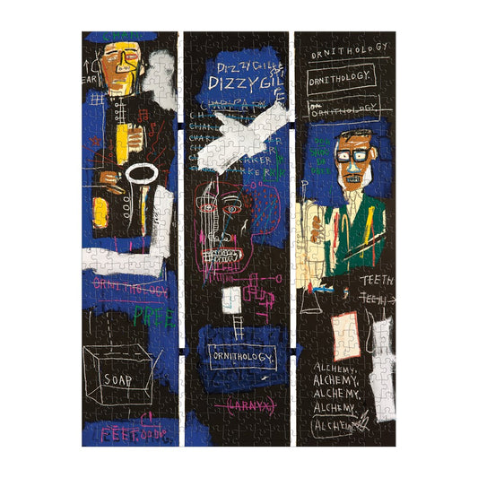 Basquiat Horn Players 500 Piece Book Puzzle