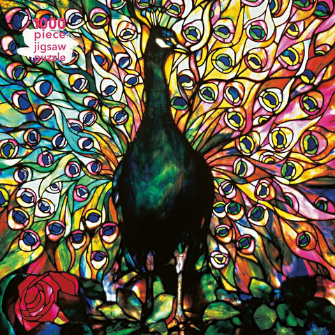 Jigsaw: Louis Comfort Tiffany, Displaying Peacock (1000-piece): 1000-Piece Jigsaw Puzzles cover image