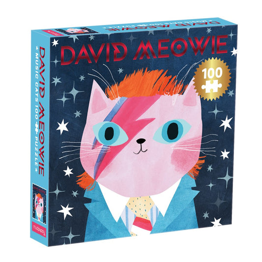 David Meowie Music Cats 100 Piece Puzzle